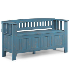Acadian - Entryway Storage Bench, Handcrafted by Couch.com