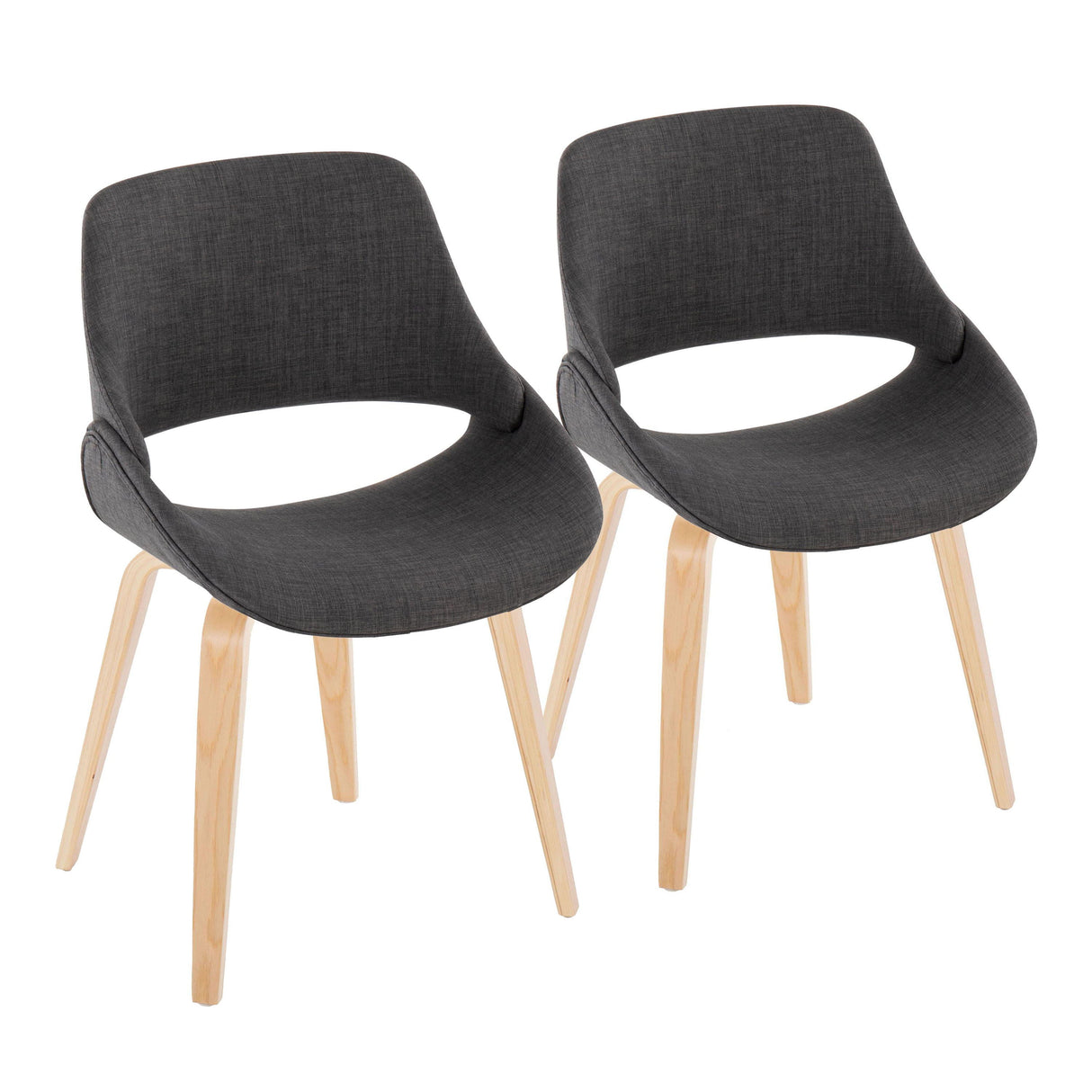 Fabrico - Mid-Century Modern Style Dining Chair (Set of 2) by Couch.com