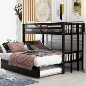 Twin Over Pull-Out Bunk Bed With Trundle by Couch.com