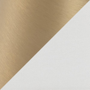 Cone 64' Contemporary Metal Floor Lamp in Gold with White Linen Shade