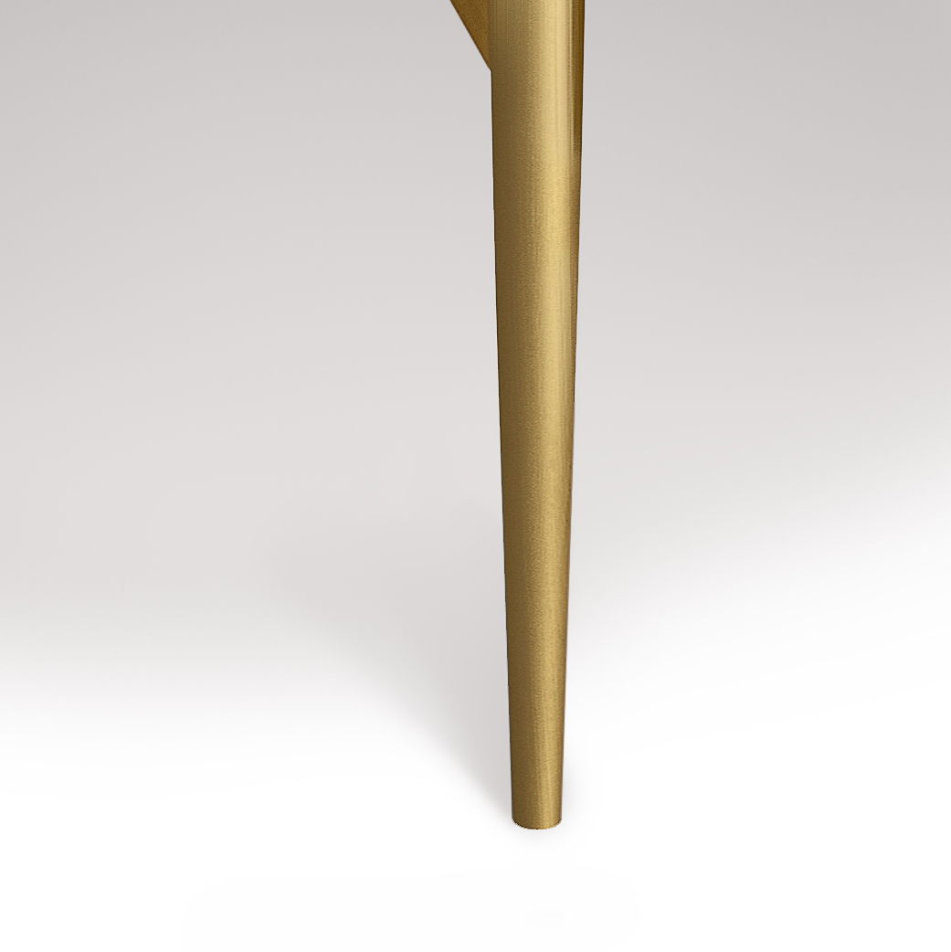 Wagner - Round Marble & Wood Table by Couch.com