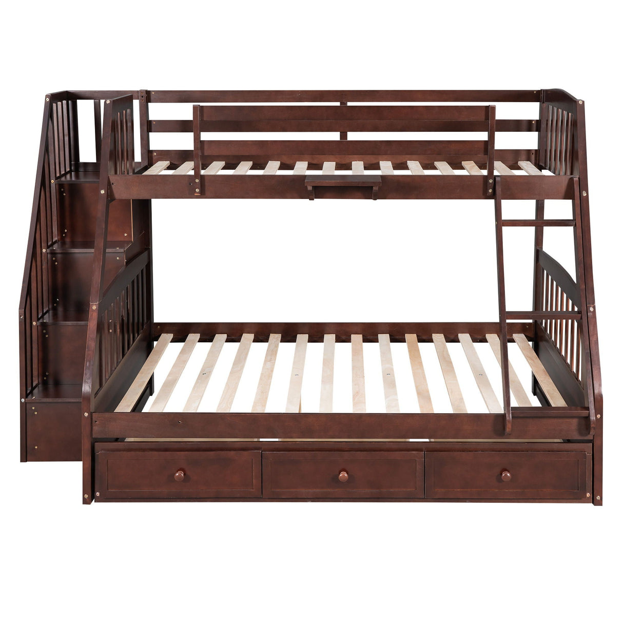 Bunk Bed With Drawers, Ladder And Storage Staircase by Couch.com