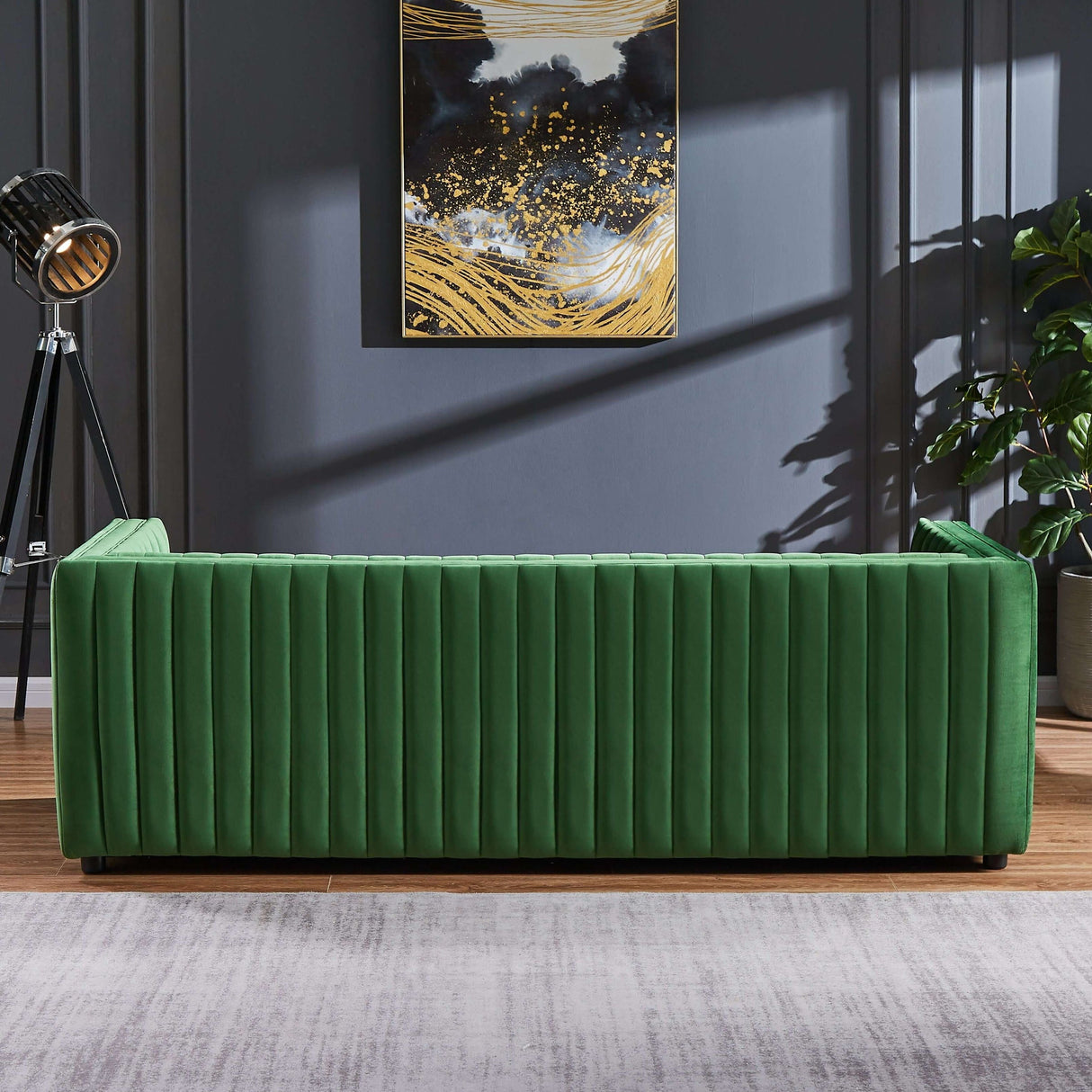 Dominic - Channel Tufted Sofa by Couch.com