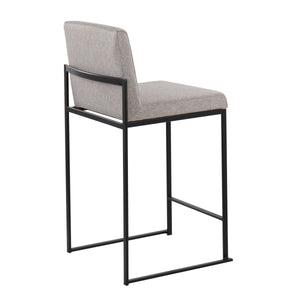 Fuji - Contemporary Modern Elegance, High Back Counter Stool by Couch.com