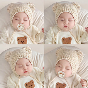 Korean Baby Cute Cartoon Ear Protection Hat
