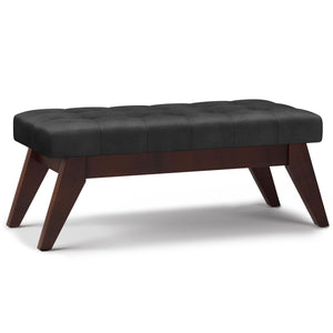 Draper - Upholstered Mid Century Tufted Ottoman Bench by Couch.com