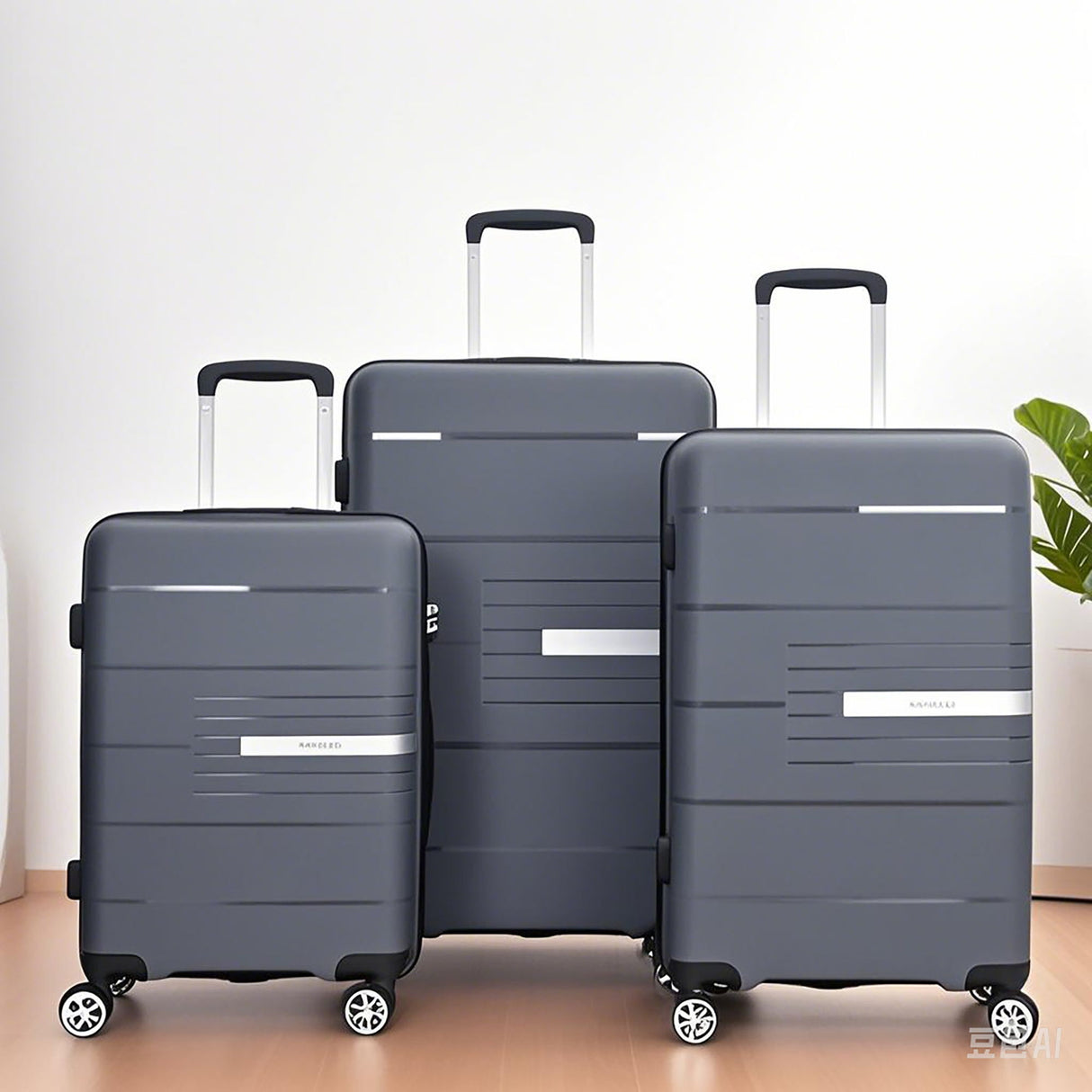 Hardshell Suitcase Double Spinner Wheels Luggage Sets, Lightweight With Tsa Lock, 3 Piece Set by Couch.com
