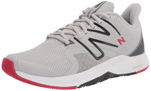 New Balance Mens DynaSoft Trnr V2 Cross Trainer Light Aluminum/Black/Team Red 8.5 X-Wide