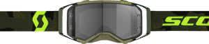 SCOTT Prospect Goggle - Khaki Green/Neon Yellow - Light Sensitive Gray 272820-7701327