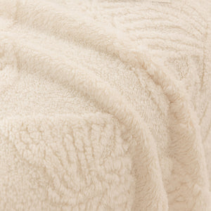 Luxury 3D Butterfly Jacquard Sofa Throw Blanket, Ultra-Soft Plush Fleece Couch Cover