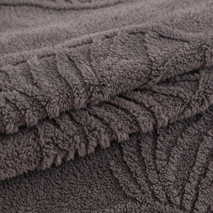 Luxury 3D Butterfly Jacquard Sofa Throw Blanket, Ultra-Soft Plush Fleece Couch Cover