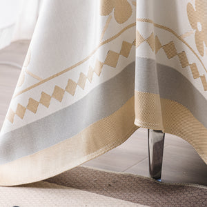 Cooling Four-Leaf Clover Hope Faith Love Luck Summer Comfy Ice Silk Furniture Throw Covers for Sofas