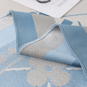 Cooling Four-Leaf Clover Hope Faith Love Luck Summer Comfy Ice Silk Furniture Throw Covers for Sofas