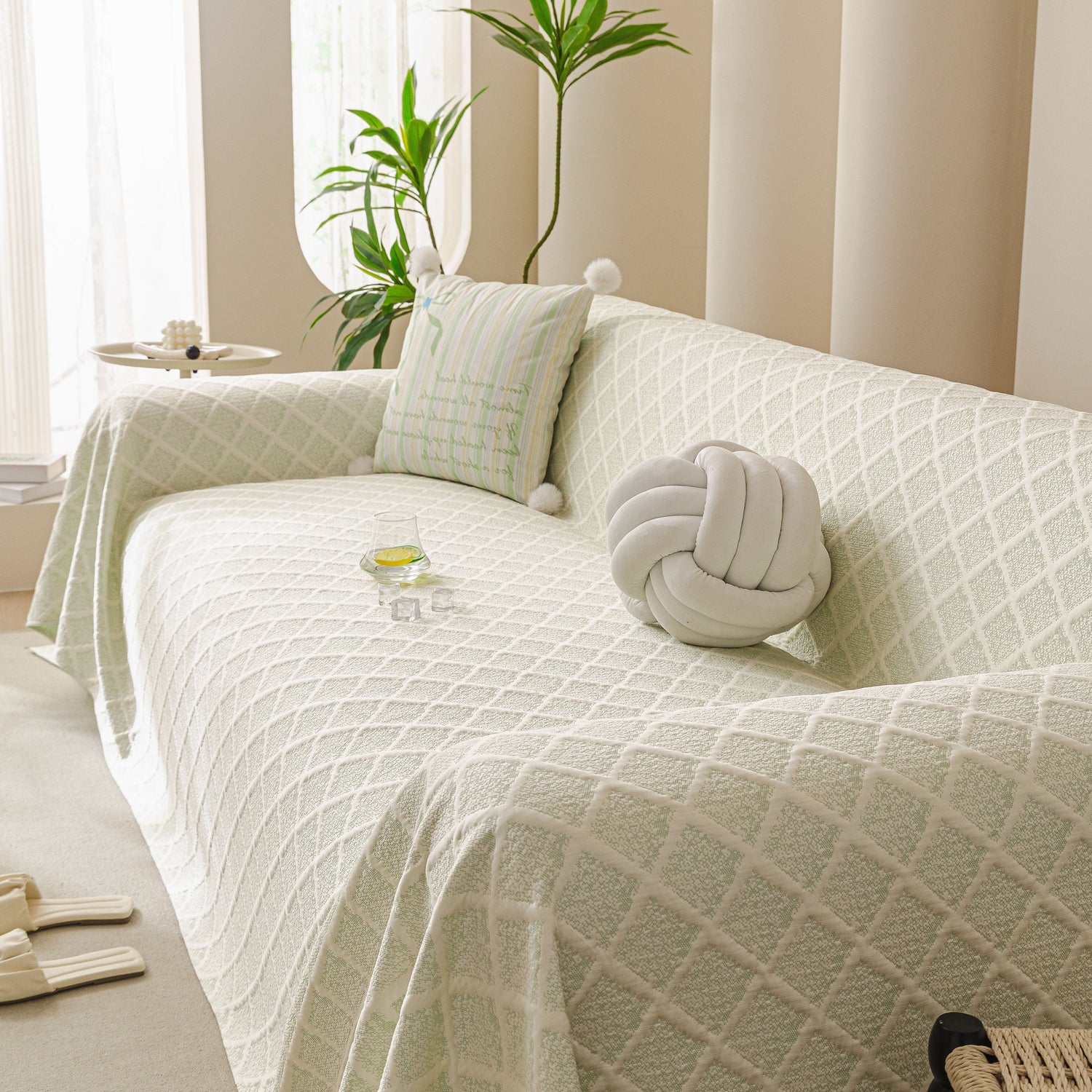 Cooling Couch Cover Throw, Washable Breathable Summer Bed Cover Sofa Protector Covers