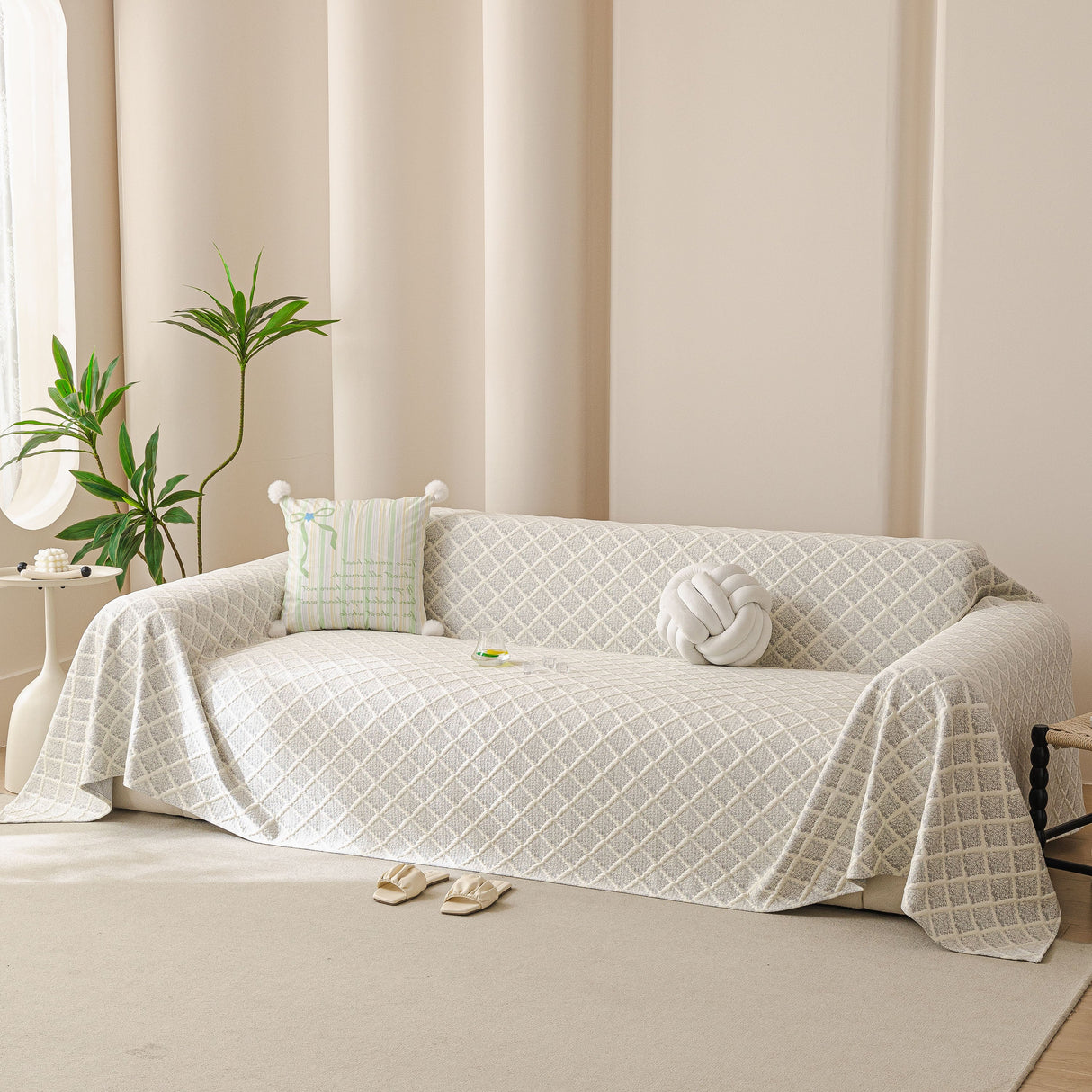 Cooling Couch Cover Throw, Washable Breathable Summer Bed Cover Sofa Protector Covers
