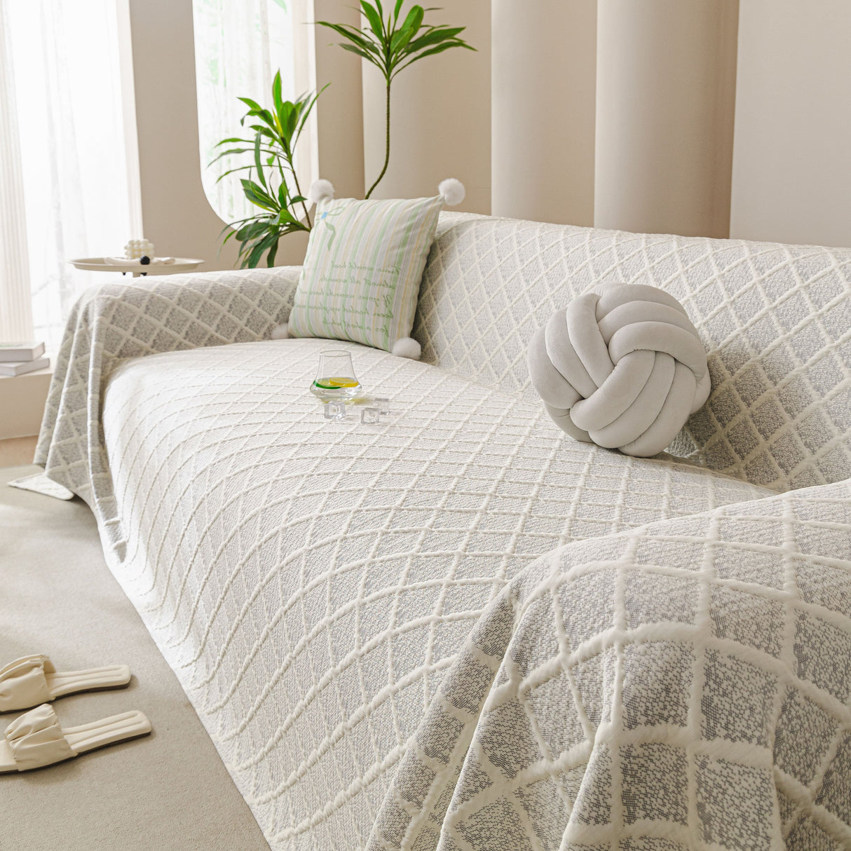 Cooling Couch Cover Throw, Washable Breathable Summer Bed Cover Sofa Protector Covers