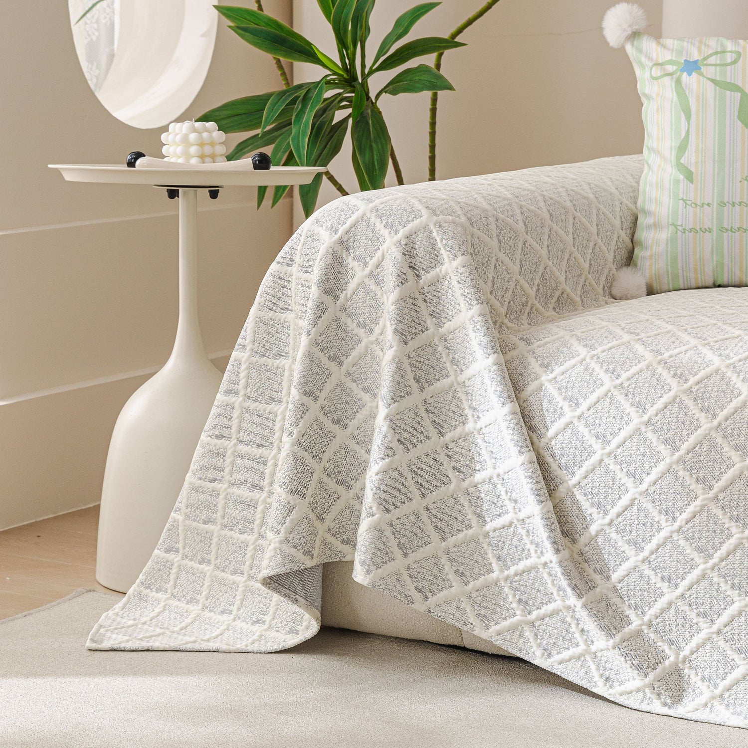 Cooling Couch Cover Throw, Washable Breathable Summer Bed Cover Sofa Protector Covers