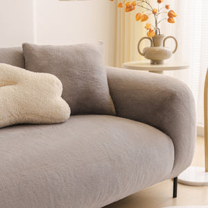 Soft Plush Warm Sofa Cover Stretchable Cozy Velvet Couch Protector for Fall & Winter