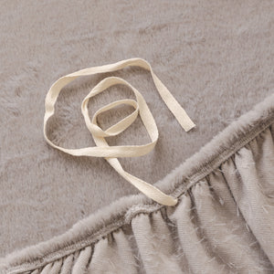 Soft Plush Warm Sofa Cover Stretchable Cozy Velvet Couch Protector for Fall & Winter