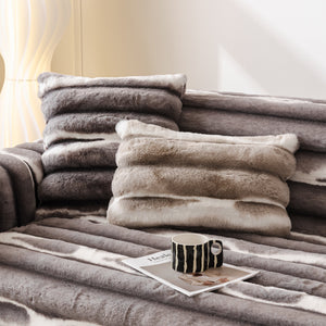 Ultra Soft Faux Fur Couch Cover – Large, Fluffy, and Elegant Sofa Throw Blanket