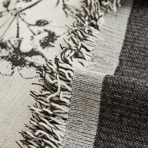 Chenille Butterfly Sofa Cover Blanket, L Shaped Couch Cover, Reversible Couch Protector