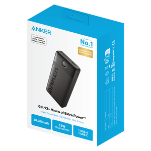 Anker PowerCore 326 2 Port Power Bank 20W 20,000 mAh by Anker