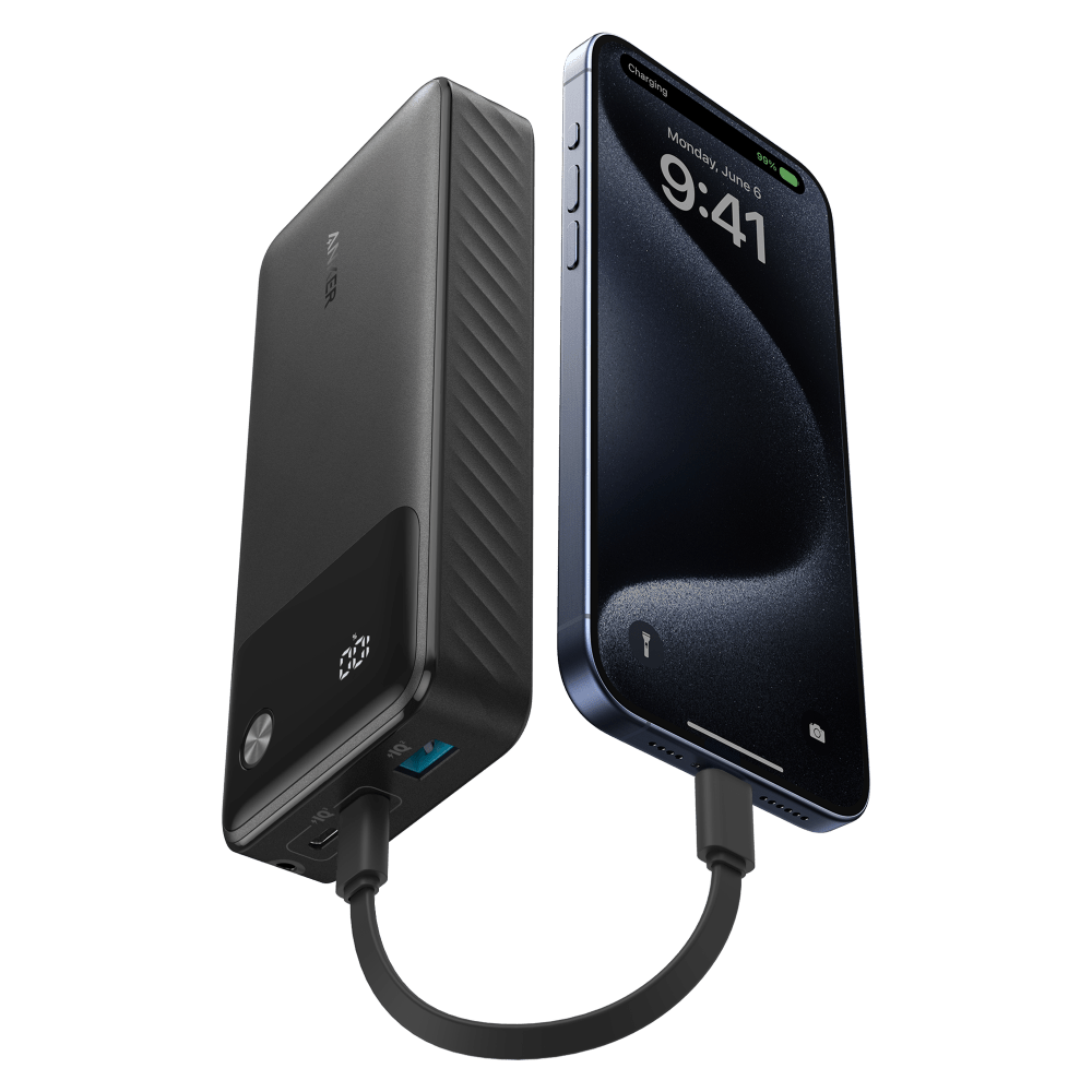Anker Power Bank 20,000 mAH 30W with USB C to USB C Cable by Anker