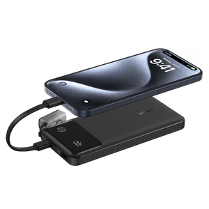 Anker Power Bank 10,000 mAH 22.5W with USB C to USB C Cable Black by Anker