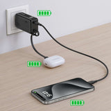 Anker Power Bank 5,000 mAh 22.5W with Built in USB C Cable and Fusion Wall Charger 30W by Anker