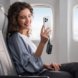 Anker Power Bank 5,000 mAh 22.5W with Built in USB C Cable and Fusion Wall Charger 30W by Anker