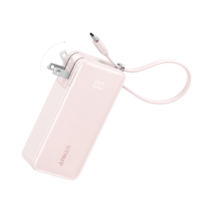 Anker Power Bank (10K, Fusion, Built-In Cable)