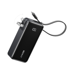 Anker Power Bank (10K, Fusion, Built-In Cable)