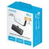 Anker Nano Power Bank with Built-in Foldable USB-C Connector Black by Anker