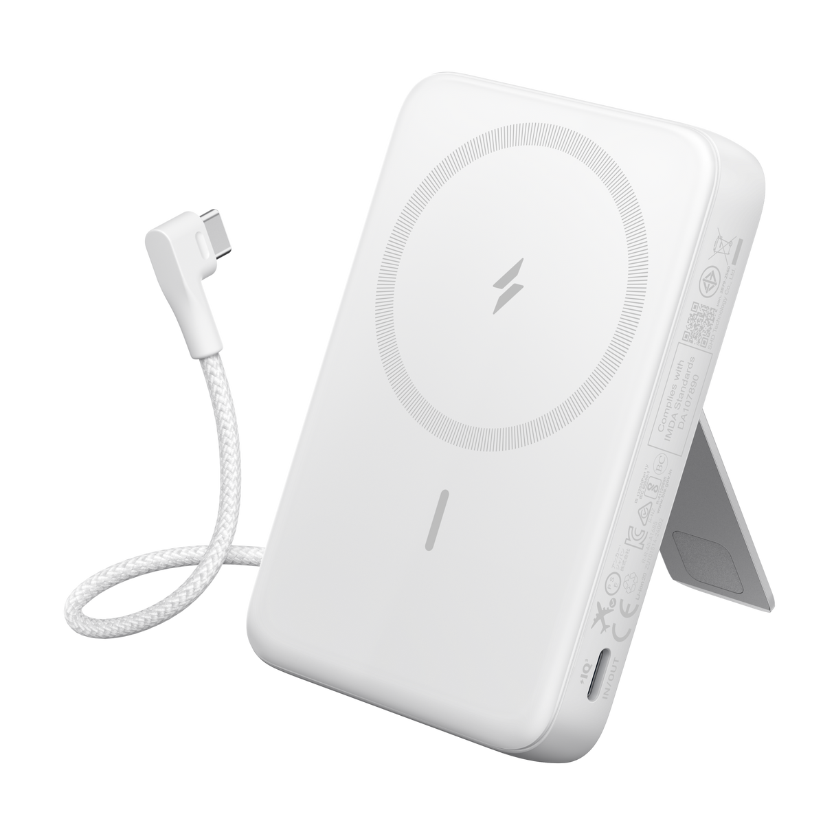 Anker Zolo Magnetic Power Bank (10K, 30W, Built-in USB-C Cable)