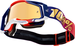 100% Racecraft 2 Goggles - United - True Gold 50010-00009
