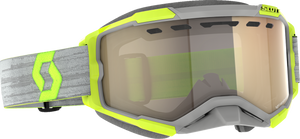 SCOTT Fury Snow Goggles - Light Sensitive - Gray/Yellow - Bronze Chrome 278604-1120245