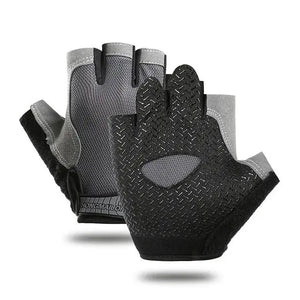 Gym Anti Slip Half Finger Gloves Breathable Dumbbells