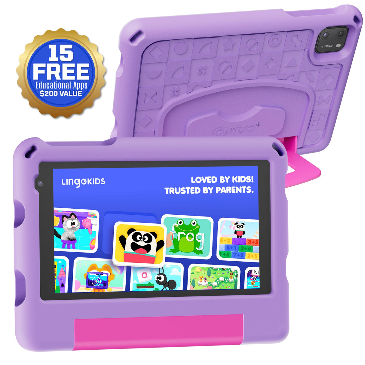 Contixo A7 | 7" Kids Tablet, 2026 Model, Epic! and Lingokids, 32GB by Contixo
