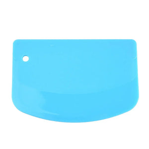 Silicone Dough Scraper Cake Cream Baking Tool Multiple Colors