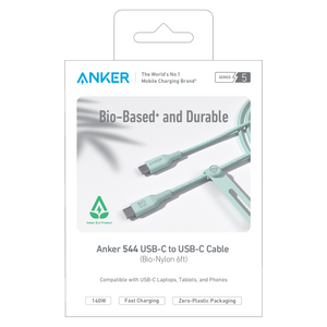 Anker Bio-Braided USB C to USB C Cable 6ft by Anker