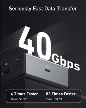 Anker <b>778</b> Thunderbolt Docking Station (12-in-1, Thunderbolt 4)