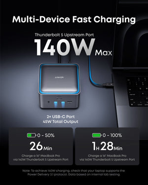 Anker Prime TB5 Docking Station (14-in-1, 8K, Thunderbolt 5 )