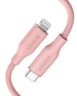 Anker <b>641</b> USB-C to Lightning Cable (Flow, 3 ft Silicone)