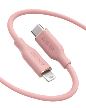 Anker <b>641</b> USB-C to Lightning Cable (Flow, 3 ft Silicone)