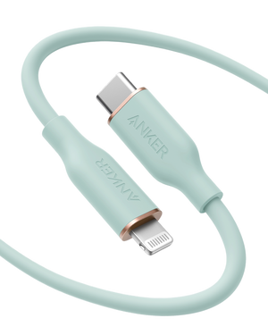 Anker <b>641</b> USB-C to Lightning Cable (Flow, 3 ft Silicone)