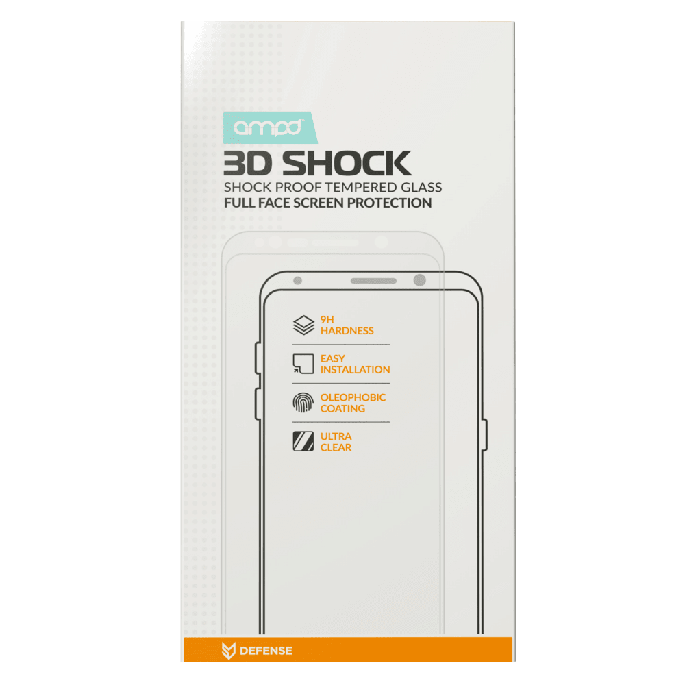 AMPD 3D Glass Screen Protector for Samsung Galaxy A03s by AMPD