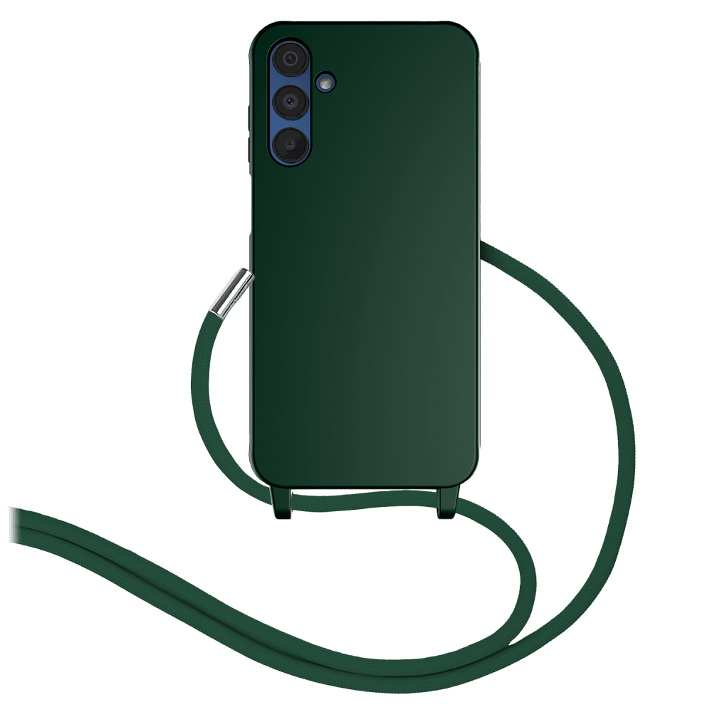 AMPD Real Feel TPU Crossbody Strap Case for Samsung Galaxy A15 5G by AMPD