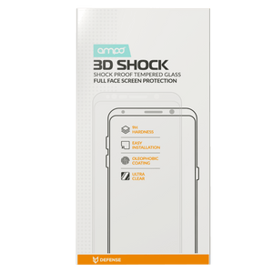 AMPD 3D Full Faced Impact Glass Screen Protector with Black Border for Samsung SGA355G by AMPD