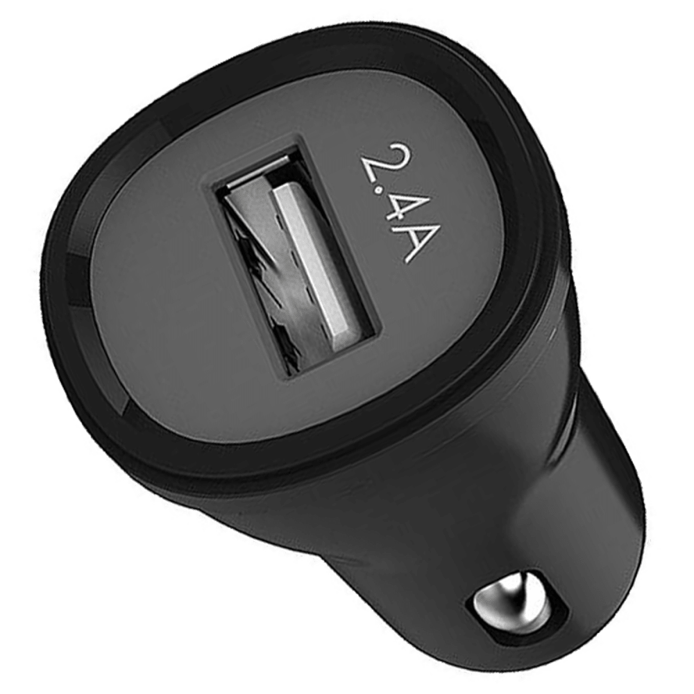 AMPD Single Port Car Charger Adapter 5V 2.4A Black by AMPD