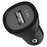 AMPD Single Port Car Charger Adapter 5V 2.4A Black by AMPD